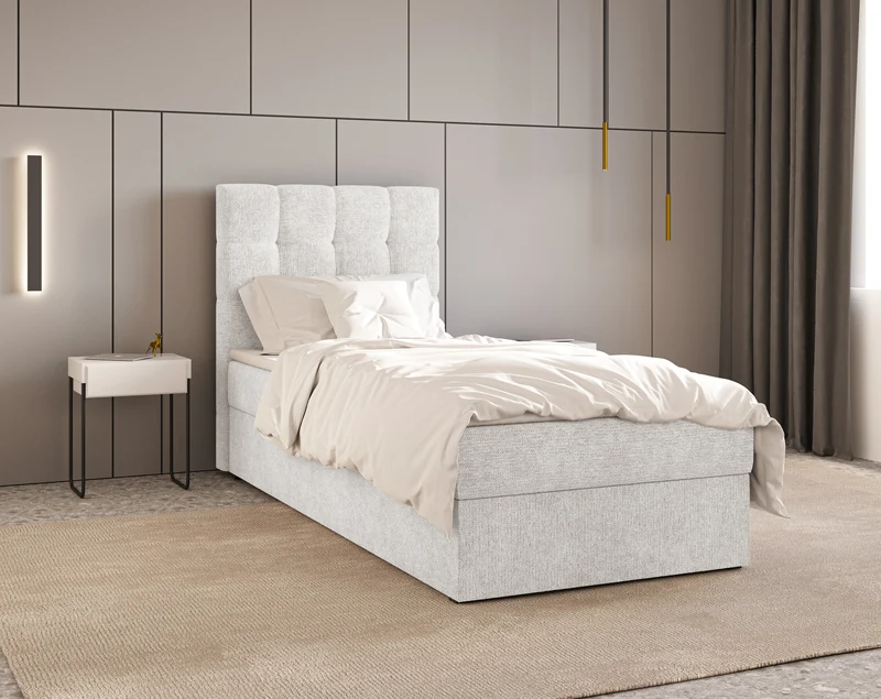 Boxbett – Bett 05 OSLO – Aragon – mit Bettkasten und Komfort-Topper