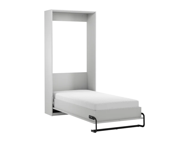 Rosello Modernes Schrankbett 90 × 200 cm – Platzsparend und Stilvoll in Weiß