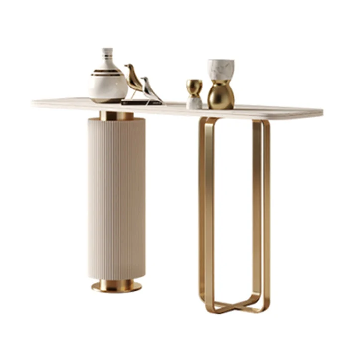 Glam Console Table 15.74" W Rectangle Console Sofa Table for Hall