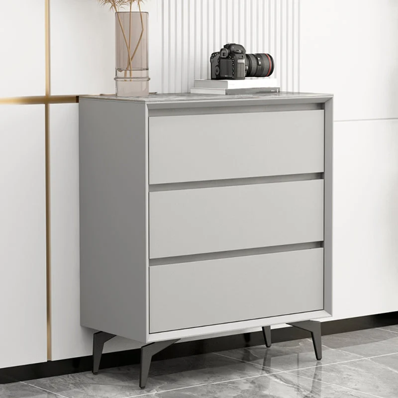 15.6-inch Width Modern Storage Chest Stone Dresser with 3/6 Drawers