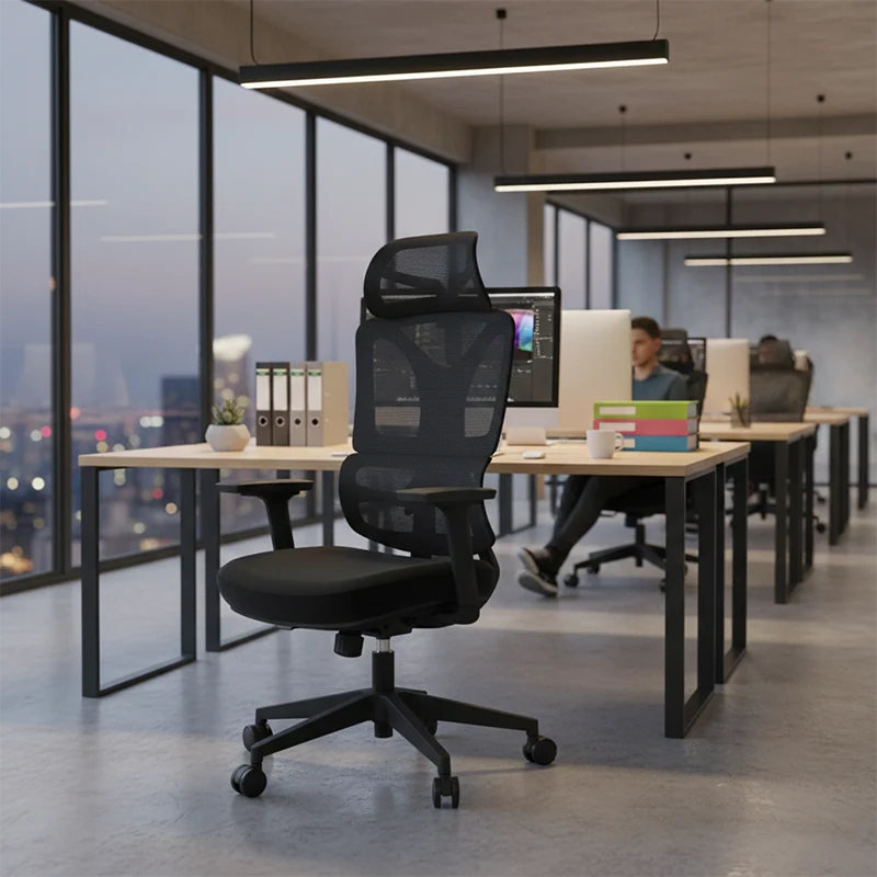 Modern Heavy Duty Ergonomic High Back Mesh Office Chair - SGS Certified Gas Lift 3D Armrests Desk Chair For Home Office