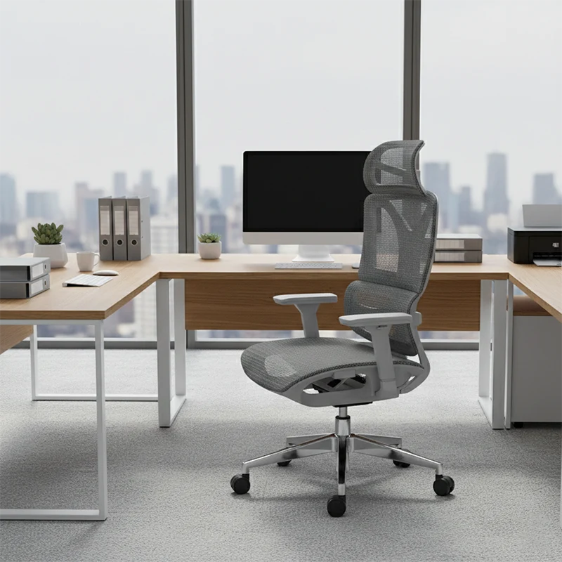 Modern Breathable Ergonomic High Back Durable Mesh Desk Chair - Adjustable Lumbar Support 3D Armrests Office Chair For Home Office