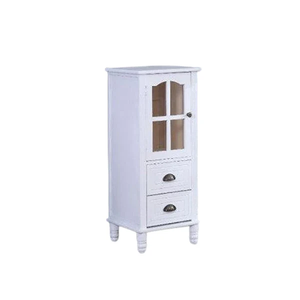 13.65-inch Width Coastal Storage Chest Dresser Solid Wood Storage Chest