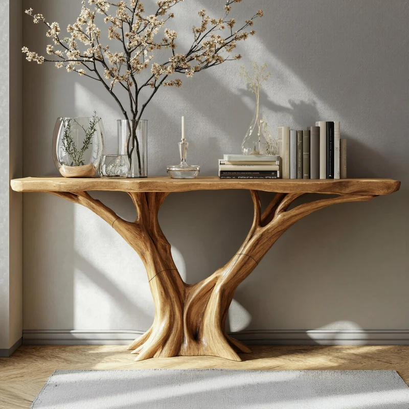 Decorative Console Table For A Sophisticated Home Aesthetic SILDTCS172