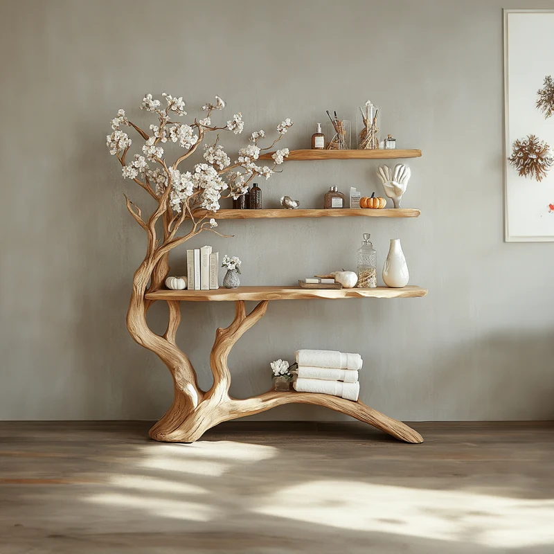 Handmade Halloween Console Table Wall Mounted Table SINLHW002