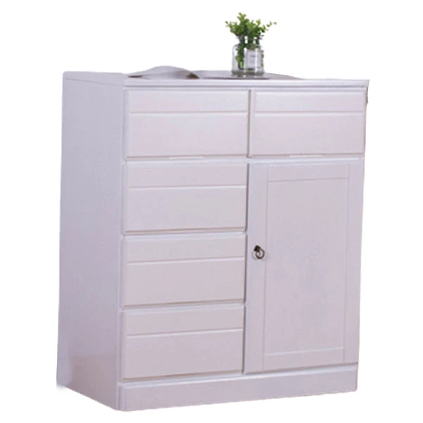 Solid Wood Modern Storage Chest Dresser Horizontal Storage Chest Dresser