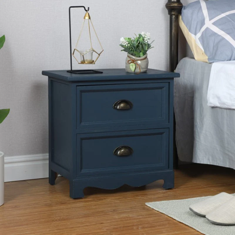 Vertical Nautical Bedroom Storage Chest Wooden Chest with Drawers
