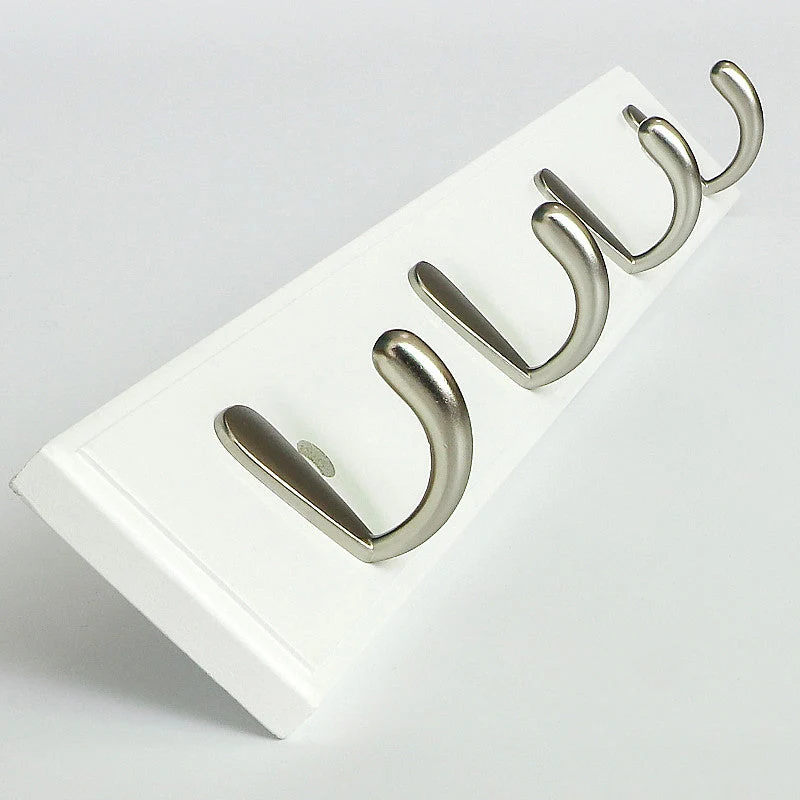 Modern Wood Coat Rack Wall-Mounted with Hooks Entry Hall Tree