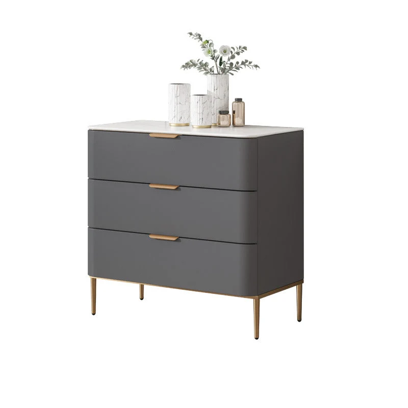 Glam Chest Engineered Wood Bedroom Storage Chest with Drawers