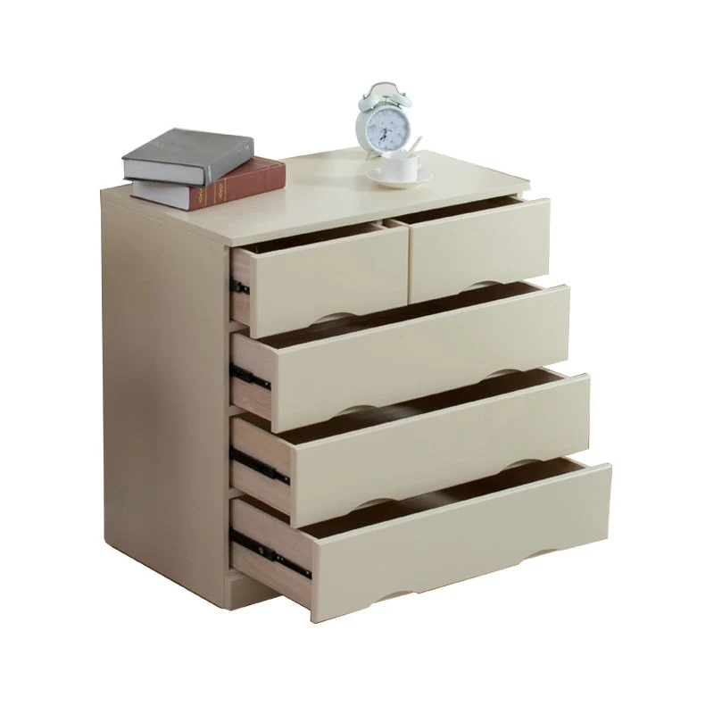 Contemporary Chest Wooden Horizontal Combo Dresser with Drawer