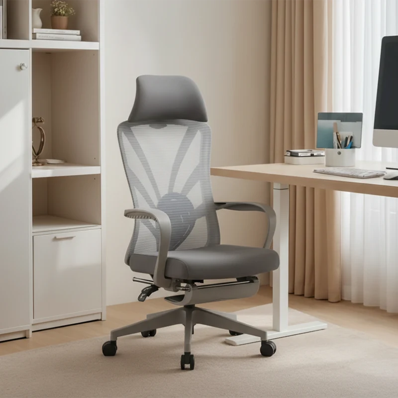 Ergonomic Peacock Back Chair With Adjustable Headrest & Lumbar Support Desk Chair - Minimalist Resting Chair With 150° Recline & High-Density Sponge For Maximum Comfort For Home Office