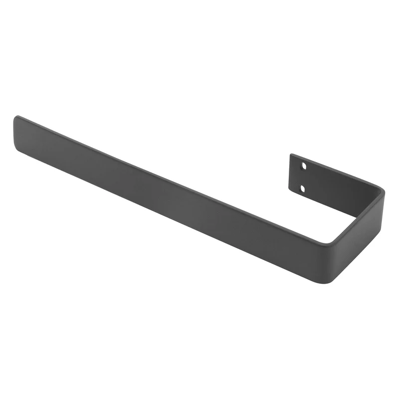 Handtuchhalter 38 cm, Handtuchstange für Bad & Küche, Badetuchhalter aus Stahl, Anthrazit, Einfache Wandmontage LuxeBath