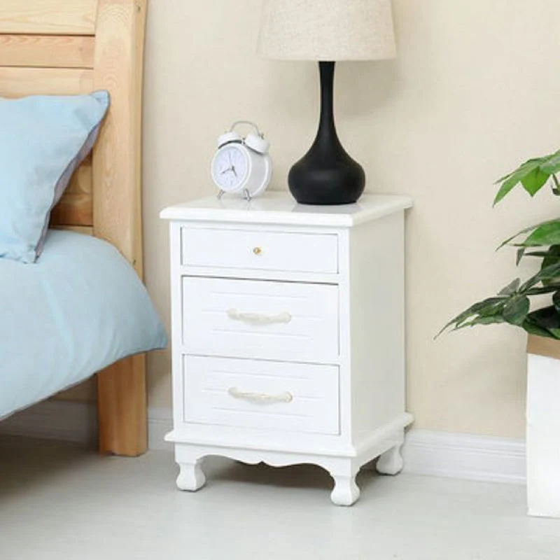 Nautical Vertical Solid Wood Storage Chest Bedroom Chest with Drawers