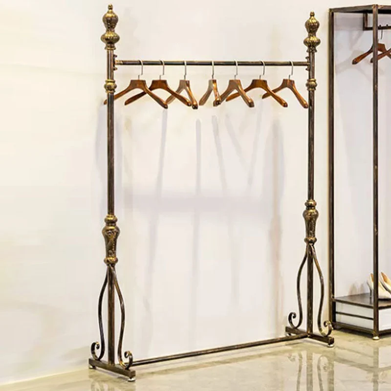 Modern Mental Hall Stand with Drawer Storage Shelf Coat Hanger