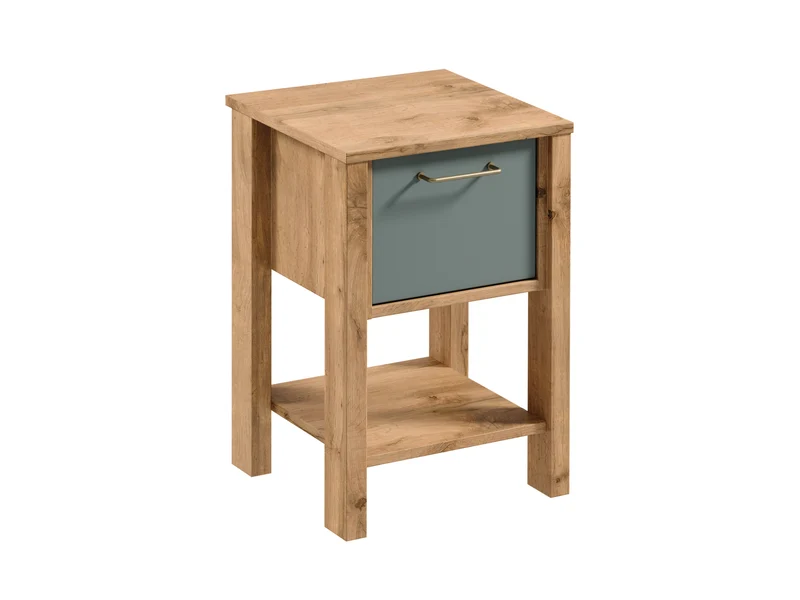 Velario Stilvoller Nachttisch mit Schublade und offenem Fach im modernen Design