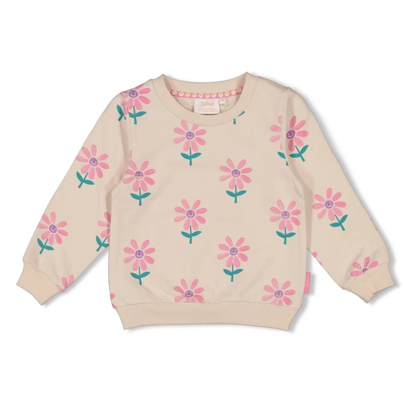 Jubel-Sweater AOP - Rolling into Spring-Natur