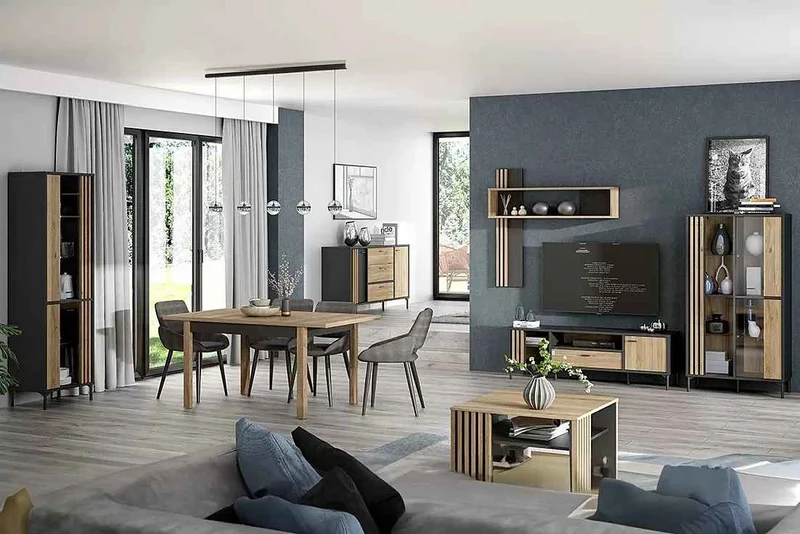 Wohnzimmer-Set – Joakimis – Es gibt Wärme und natürlichen Charakter.