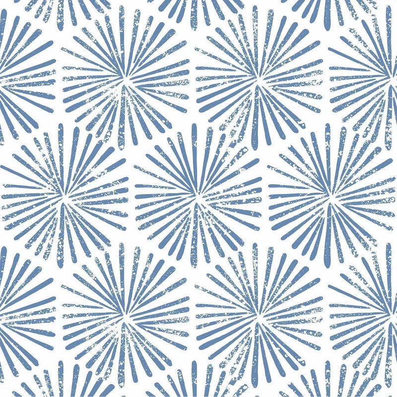 Selbstklebende Tapete Blau-Weiß Geometrisch 44cm x 10m