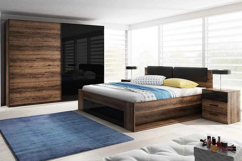Schlafzimmer-Set – Galaxy – Clever um reichlich Platz zu sparen.