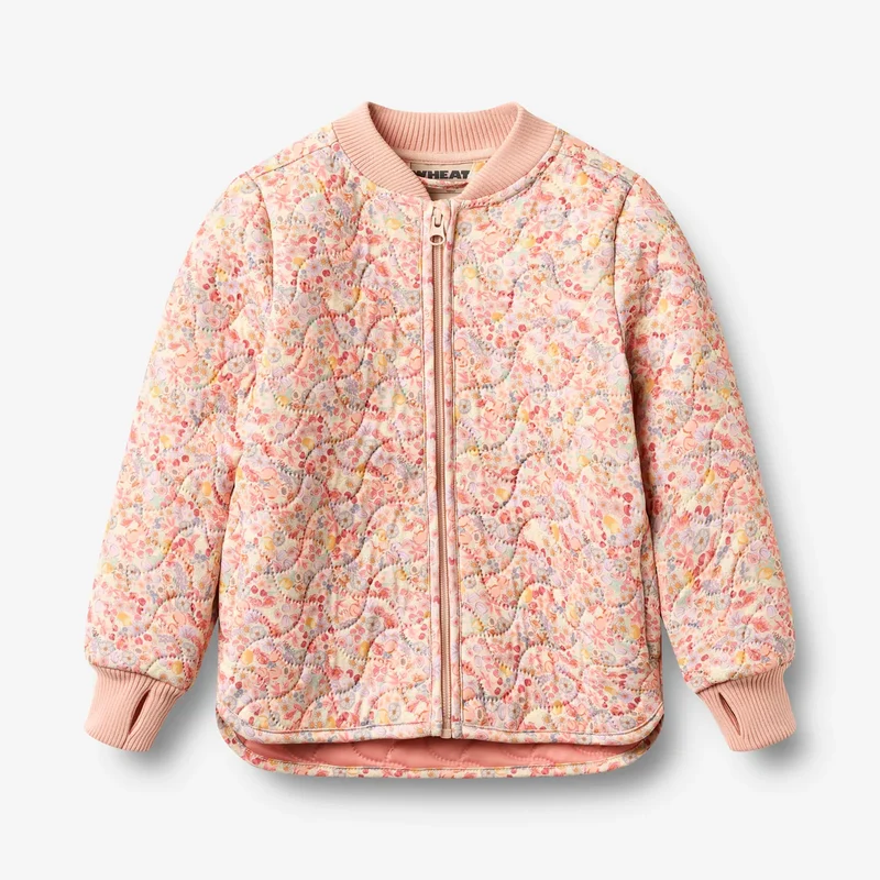 Wheat-Thermo jacket Loui-9598 fruits and flowers