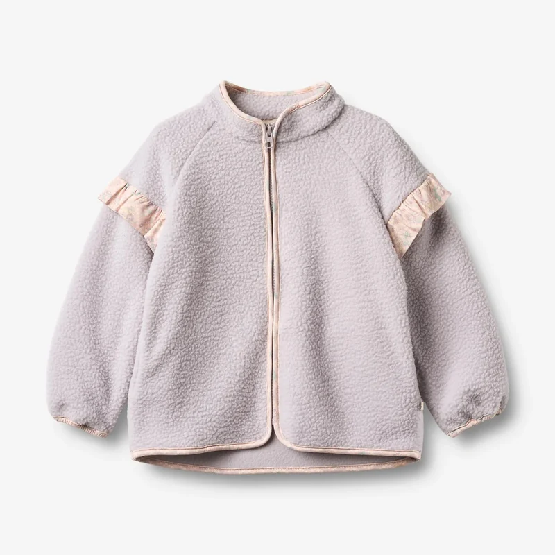 Wheat-Fleece Jacket Ellena-9600 lavender rain