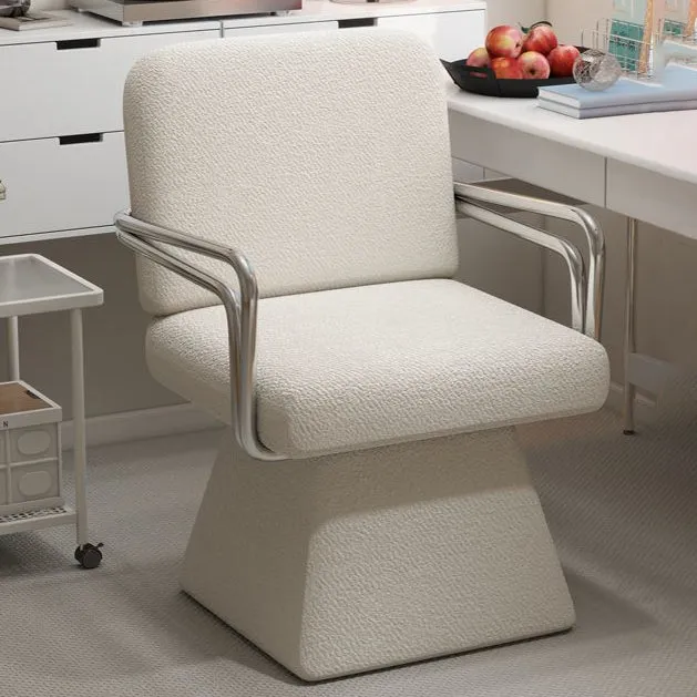 Modern Minimalist Velvet Solid Wood Plywood Steel Swivel Accent Chair Backrest Armrest For Living Room