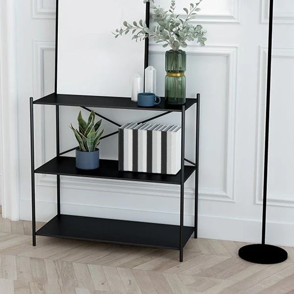 Contemporary Rectangle Accent Table Antique Finish Console Sofa Table
