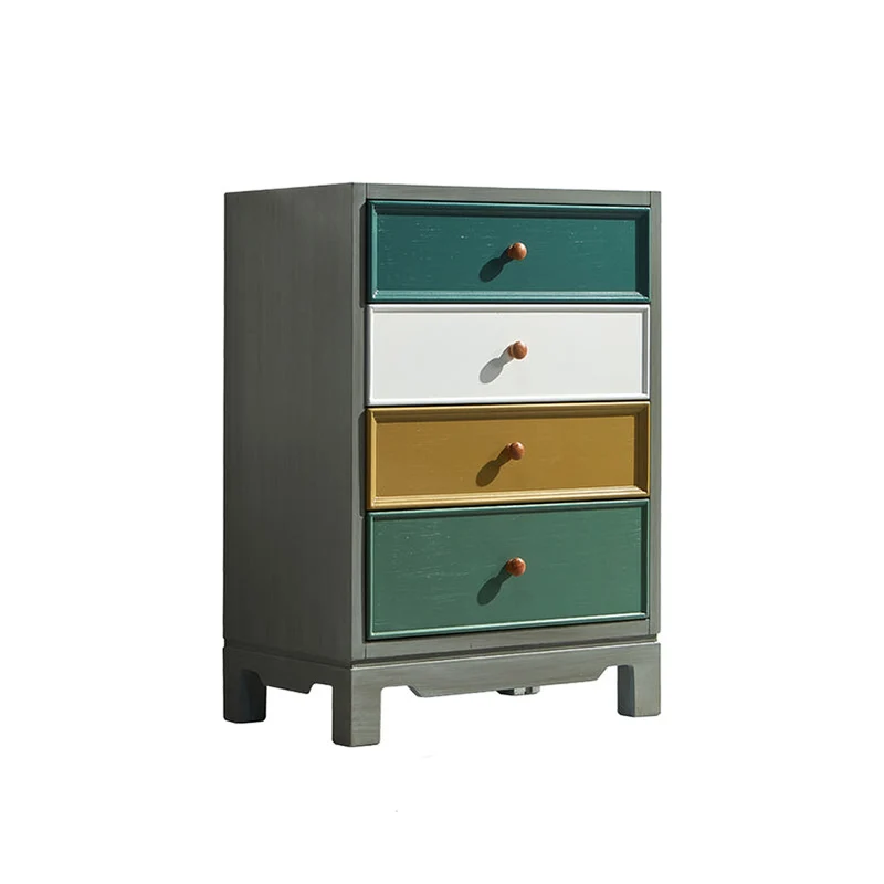 Coastal Storage Chest Dresser Solid Wood Dresser with 4/8/10/12 Drawers