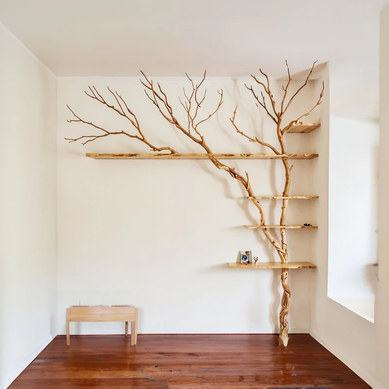 Tree Branch Floating Shelf Driftwood Art Decor SINLTB035
