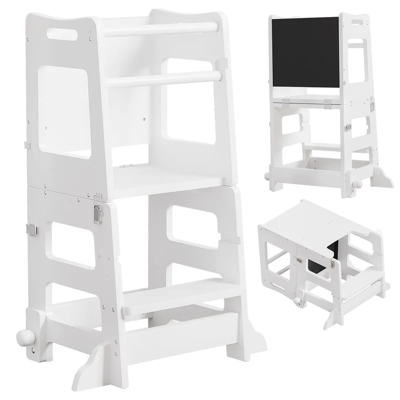 Yorbay 3-in-1 Montessori Kinder Lernturm