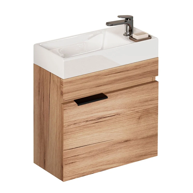 Yorbay Waschbecken mit Unterschrank, wandhängend