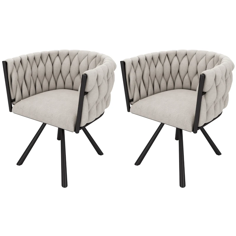 Esszimmerstuhl 360-Grad drehbar, 2er / Set / 6er Set