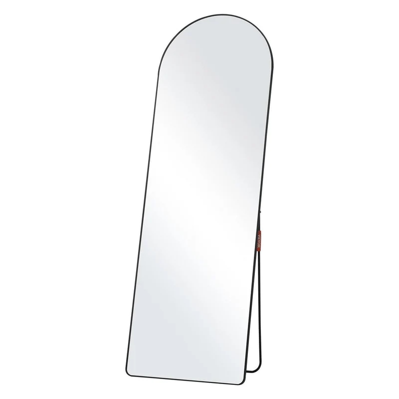 Gewölbter Standspiegel 165x55.8cm – Freistehend & Wandmontage