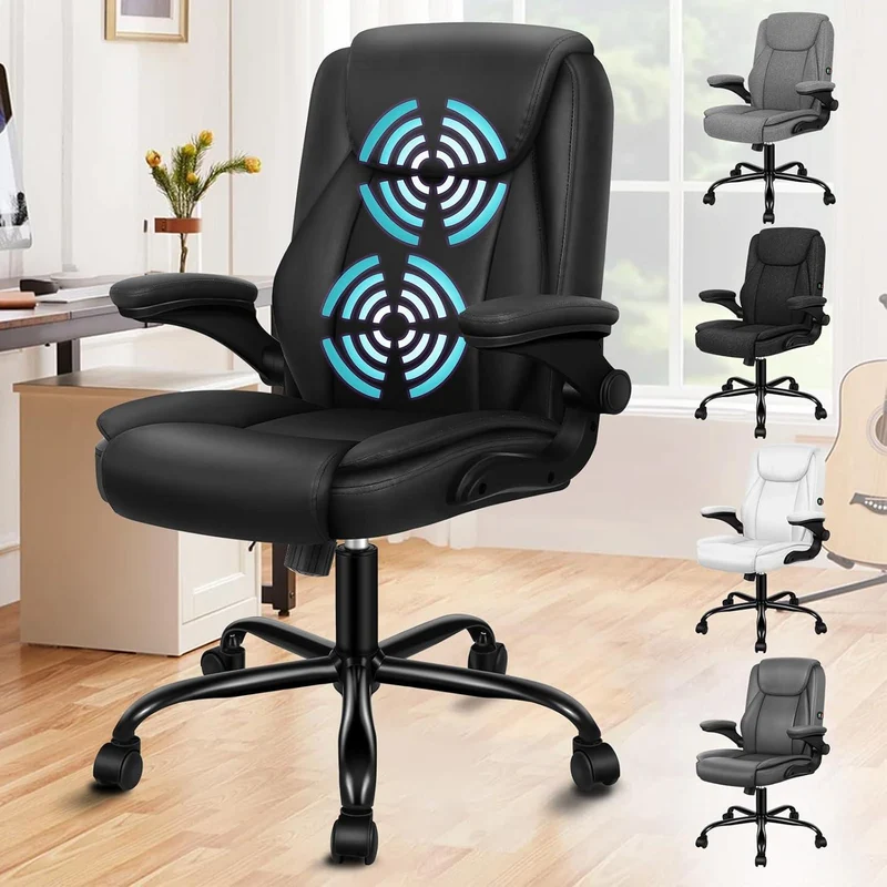 ALFORDSON Massage Bürostuhl Schwarz 150kg Gaming Stuhl