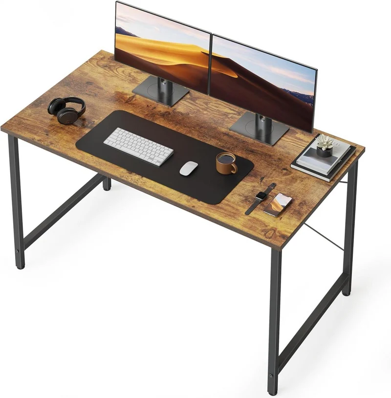 Schreibtisch 120x48x75 cm Home Office, Moderner PC-Tisch