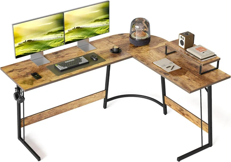Gaming Tisch Eckschreibtisch L-Form 150x120 cm