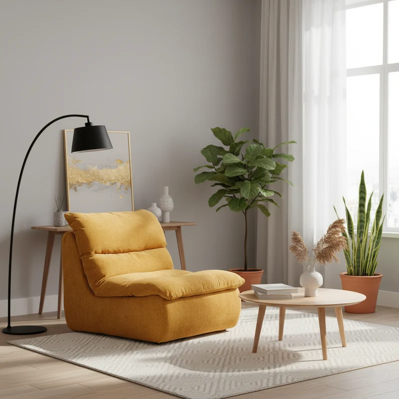 35D Sponge Compressible Sofa - Nordic Perfect Blend Of Comfort, Sustainability, And Convenience For Living Room & Bedroom