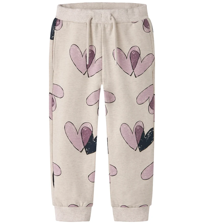 Name it-NMFTEART SWEAT PANT BRU-Peyote Melange