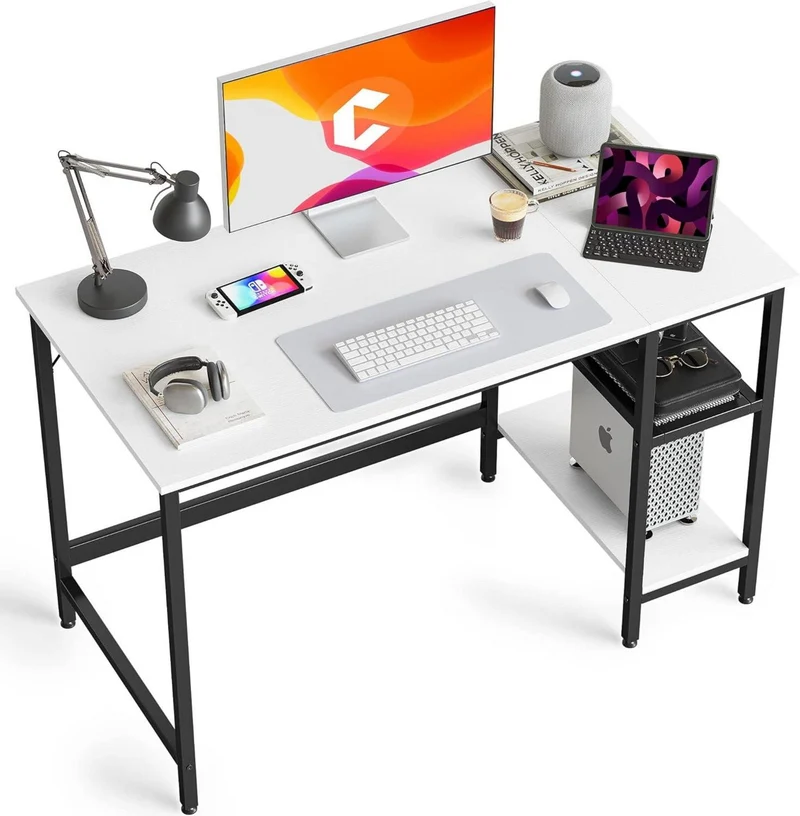 Schreibtisch 120x60 cm, Computertisch mit 2