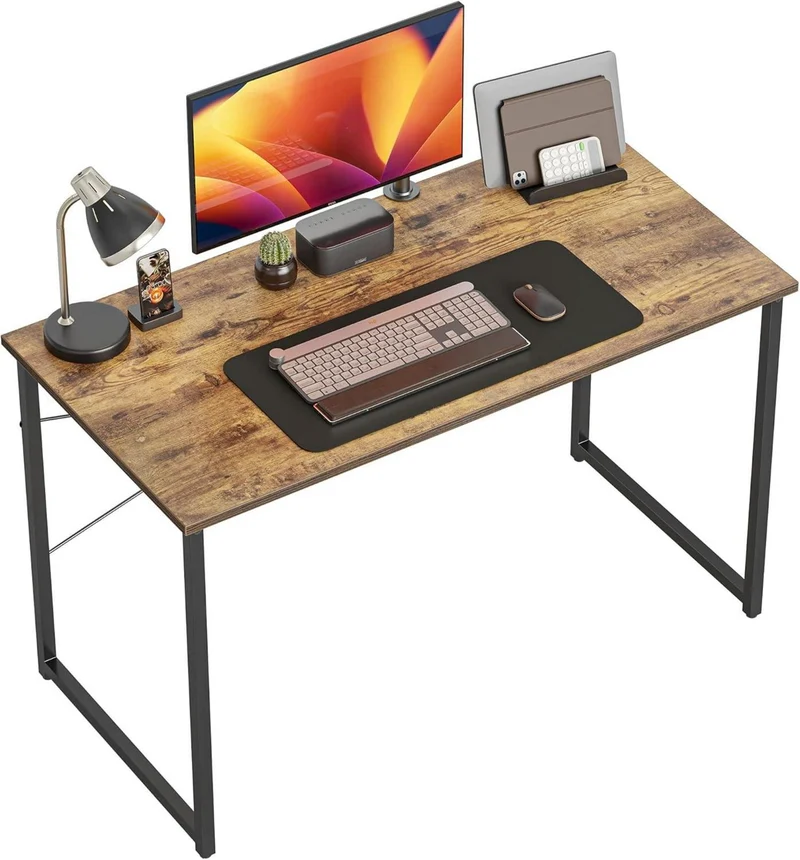Kleiner Computertisch Vintagebraun 120x48x75 cm Bürotisch