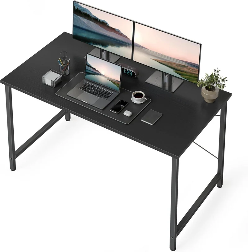 Kleiner Schreibtisch Schwarz 100x48x75 cm Bürotisch