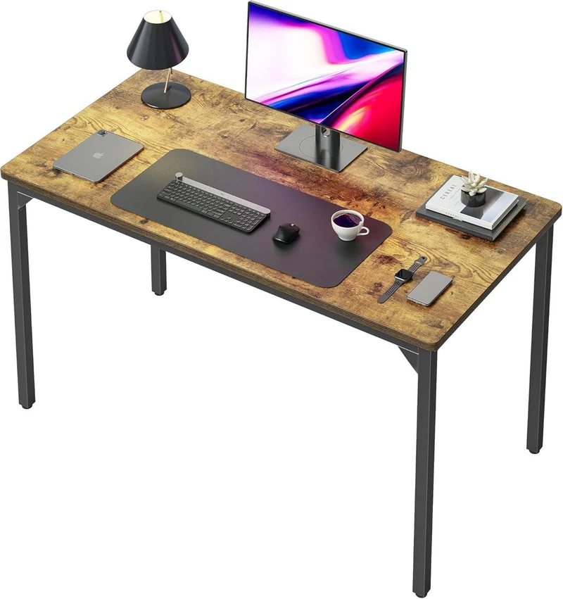 Kleiner Schreibtisch 80x40x75 cm Braun Industriedesign Home