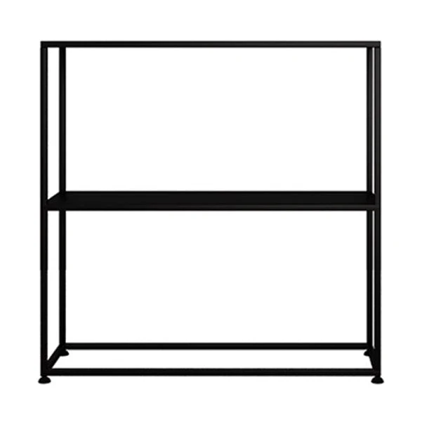 Iron Rectangle Console Table Modern Frame Base Accent Table for Hall