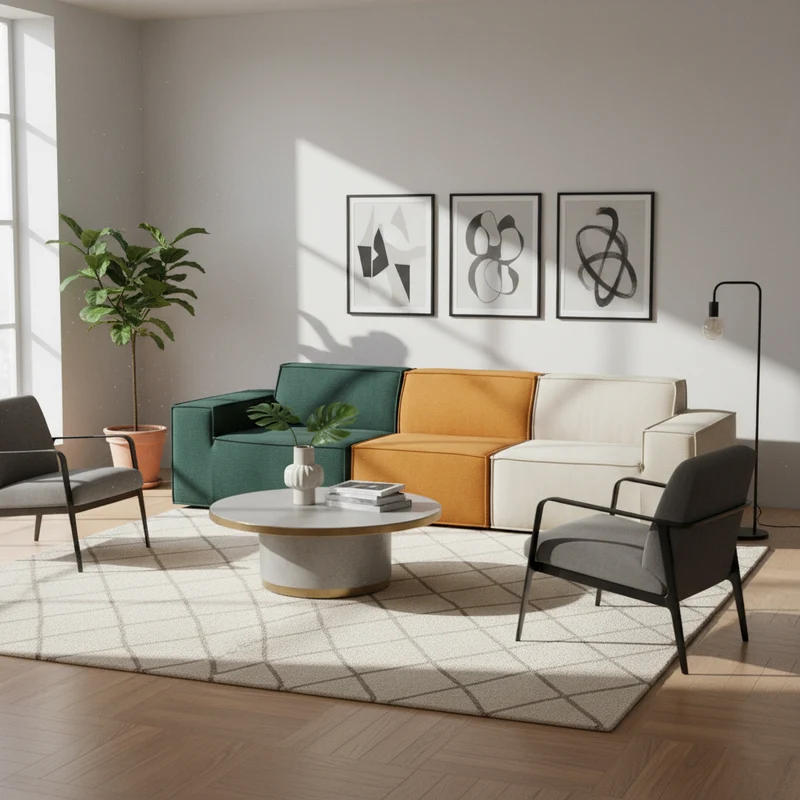 Multi-Functional Compressible Sofa - Nordic Perfect For Small Spaces & Easy Storage For Living Room & Bedroom