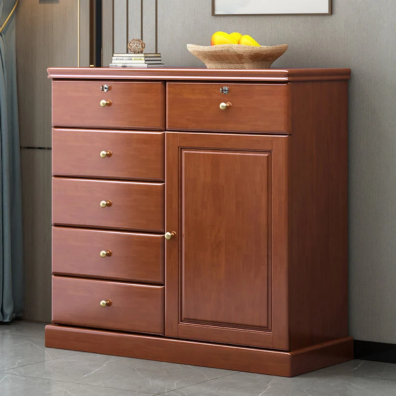 Traditional Storage Chest Solid Wood Storage Chest Dresser for Bedroom