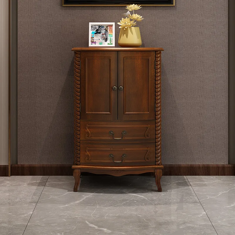 Traditional Storage Chest Solid Wood Dresser with 2/3/5 Drawers