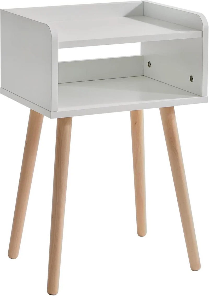 Nachttisch Massiv Holz Skandinavisches Design Beistelltisch