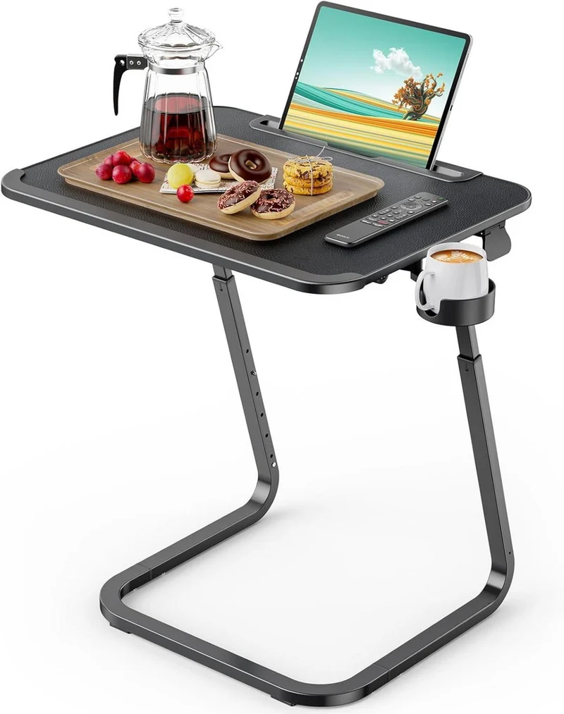 SAIJI Beistelltisch Laptoptisch Frühstückstablett 55x39cm