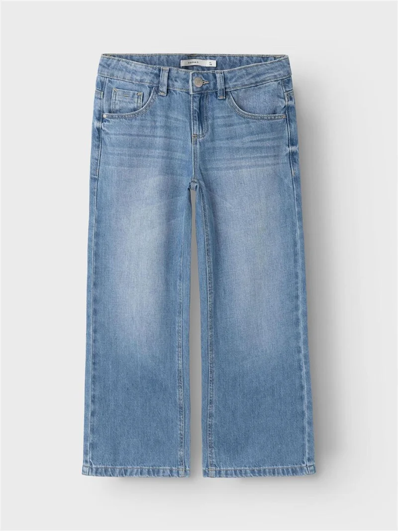 Name it-NKFROSE WIDE JEANS 5529-BE NOOS-Medium Blue Denim