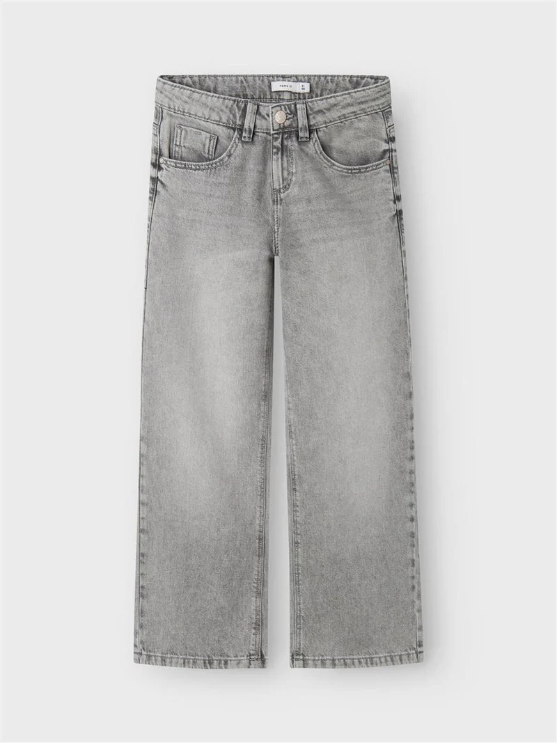 Name it-NKFROSE WIDE JEANS 5529-BE NOOS-Light Grey Denim